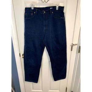 Vintage Levi's 550 Blue Relaxed Fit Tapered Leg Jeans Size W36 L32